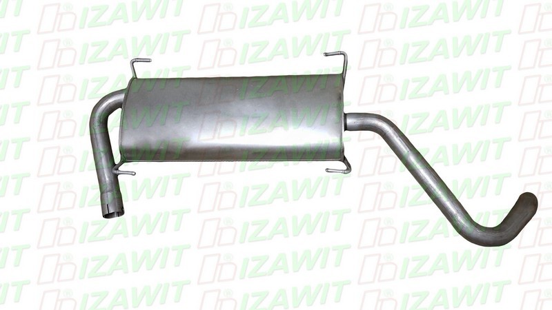 IZAWIT Exhaust back box universal and sports Fiat Ducato 250 new 14.144
