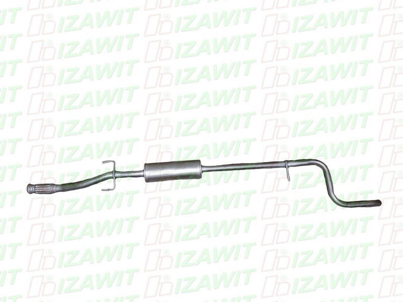 IZAWIT 27.126 Middle silencer PEUGEOT 2008 2013 in original quality