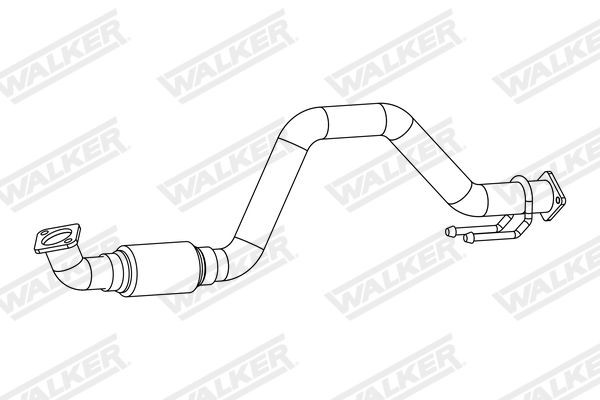 WALKER 10848 Exhaust pipes Touran Mk1 1.4 TSI 140 hp Petrol 2006 price