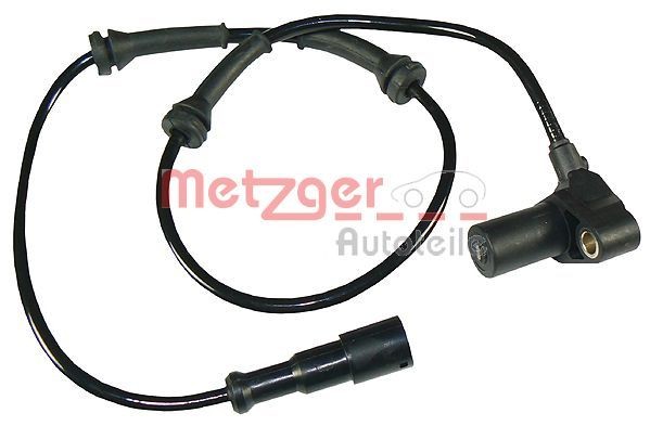 METZGER 0900090 ABS sensor Rear Axle Right, excl. wear warning contact