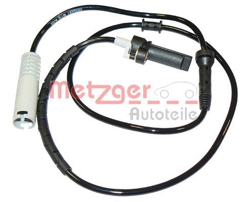 METZGER 0900281 ABS sensor Rear Axle, Hall Sensor