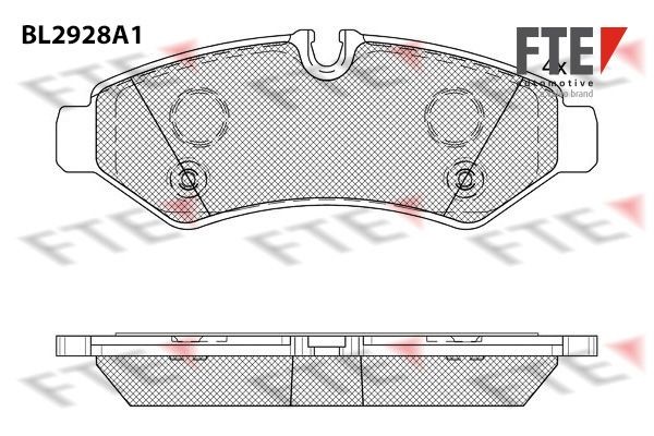 Great value for money - FTE Brake pad set BL2928A1
