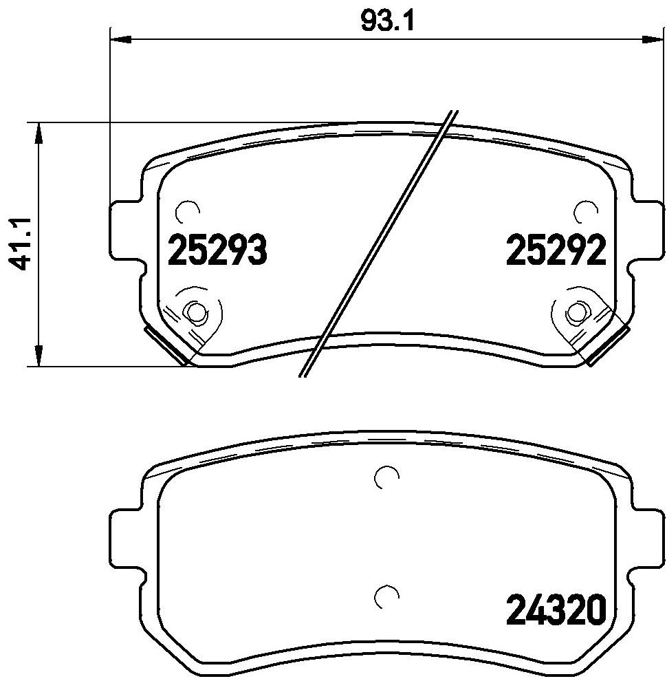 Hyundai i30 Brake pad 18109729 BREMBO P 30 051X online buy