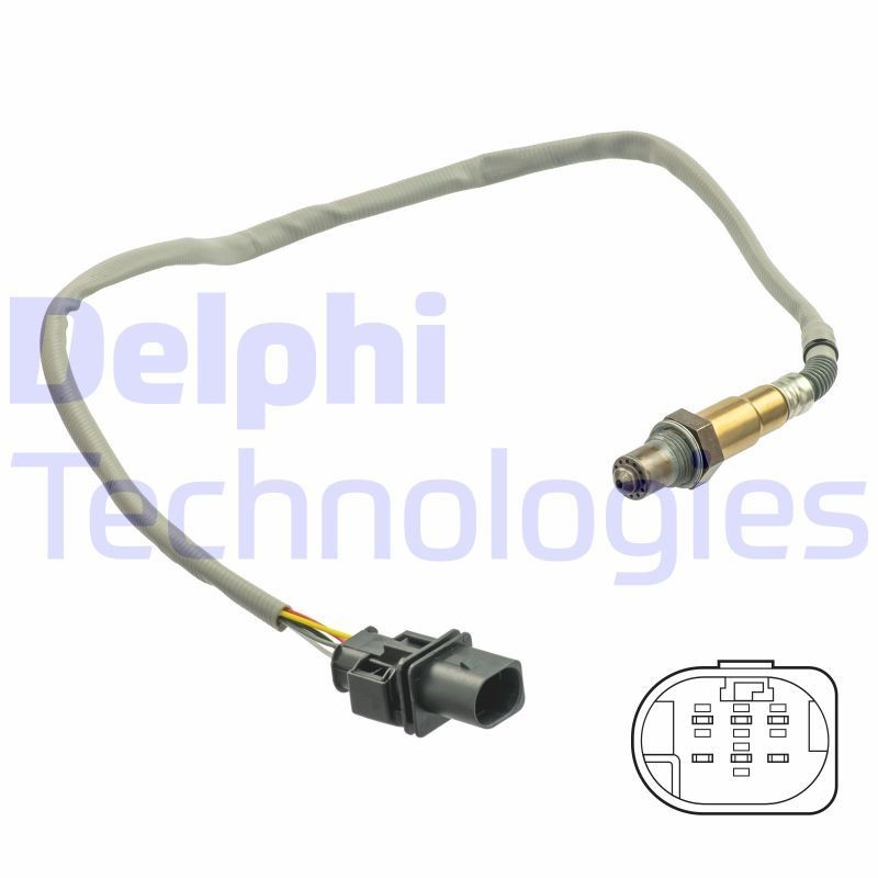 DELPHI ES2106512B1 O2 sensor VW CC 358 2.0 TDI 184 hp Diesel 2016 price