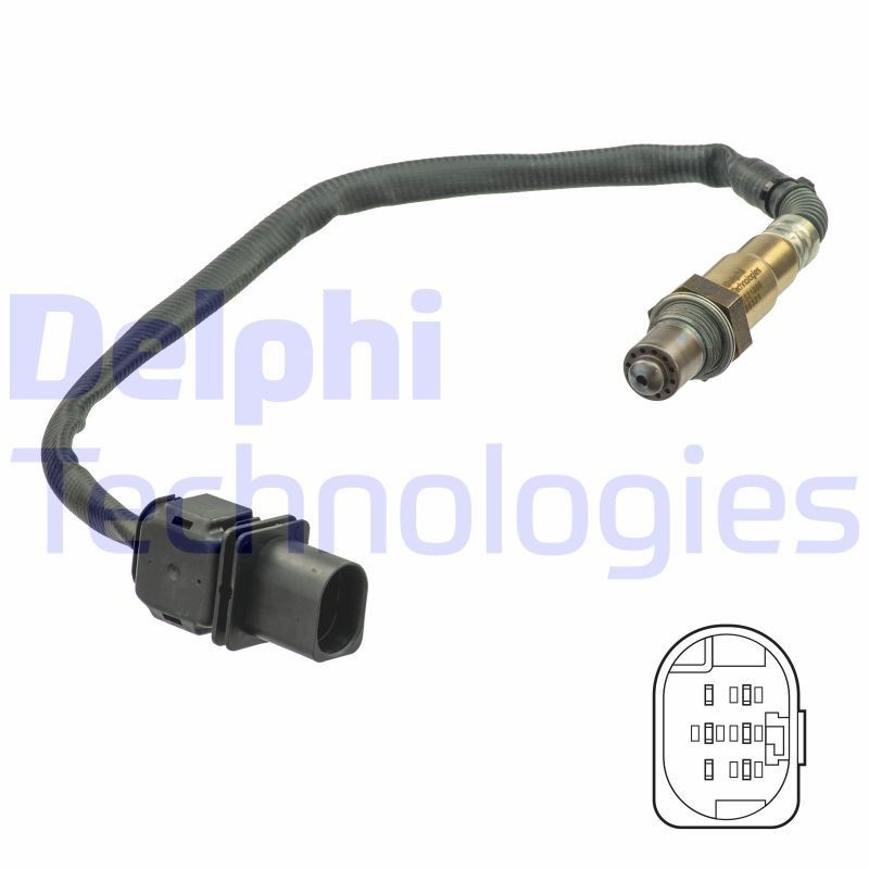 DELPHI ES2108612B1 Oxygen sensor BMW E61 520 d 163 hp Diesel 2009 price