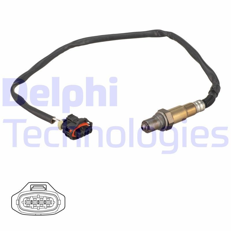 DELPHI ES2122512B1 Oxygen sensor Opel Astra j Estate 1.6 116 hp Petrol 2014 price