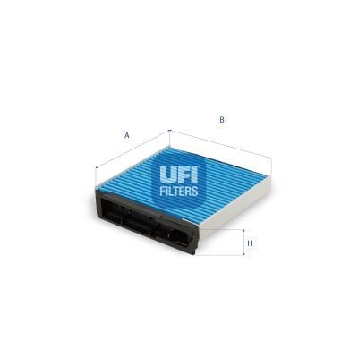 UFI Filter Insert, 185 mm x 185 mm x 28 mm Width: 185mm, Height: 28mm, Length: 185mm Cabin filter 34.232.00 buy