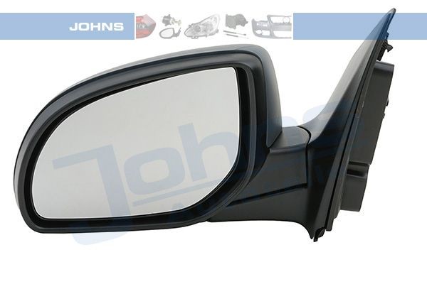 39 11 37-22 JOHNS Außenspiegel links, für elektr.Spiegelverstellung, konvex,  beheizbar, grundiert für Hyundai i20 PB