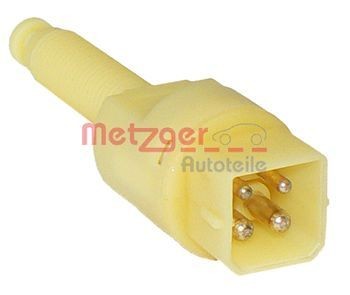 METZGER M 12x1,5, 4-pin connector Number of pins: 4-pin connector Stop light switch 0911064 buy