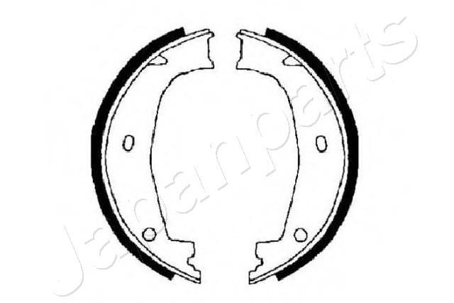 JAPANPARTS GF-0101AF Handbrake shoes BMW experience and price