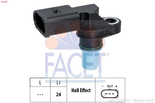 Great value for money - FACET Camshaft position sensor 9.0547