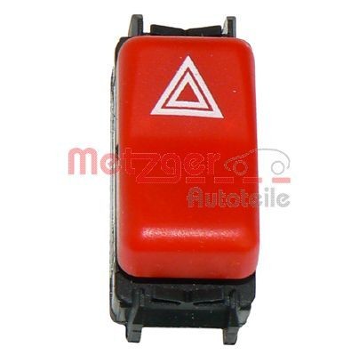 Toyota AYGO Switch, hazard light 1811917 METZGER 0916005 online buy