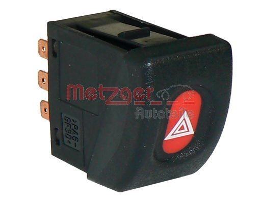 METZGER Hazard light switch OPEL COMBO (71_) new 0916056