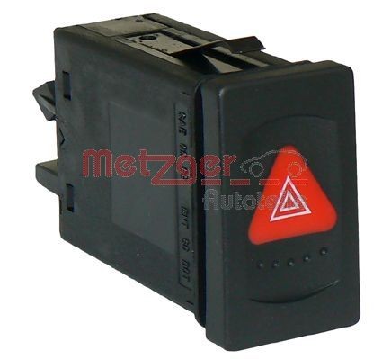METZGER 0916081 Hazard Light Switch not for retrofitted equipment
