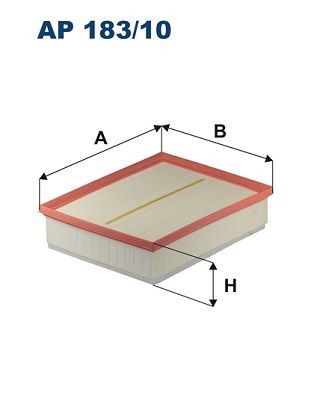 Great value for money - FILTRON Air filter AP 183/10