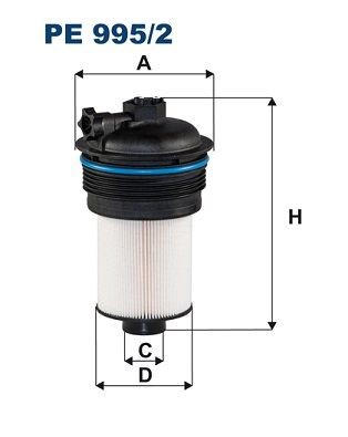 FILTRON PE 995/2 FORD TRANSIT 2020 Fuel filters