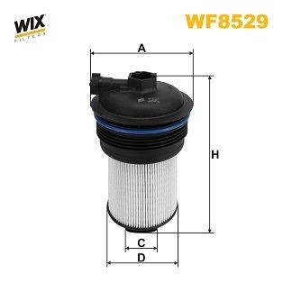 WIX FILTERS WF8529 Ford TRANSIT 2020 Inline fuel filter