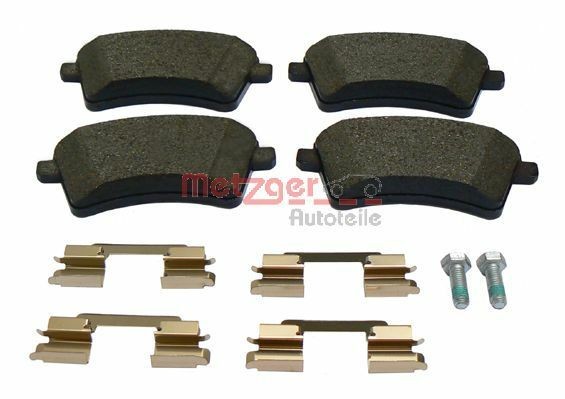 24693 METZGER OE-part, Front Axle Height: 62mm, Width: 131mm, Thickness: 18,5mm Brake pads 1160103 buy