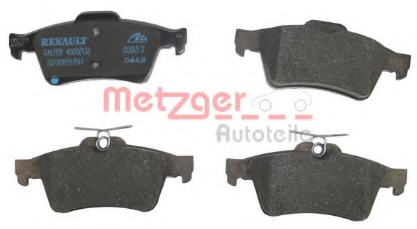 24137 METZGER OE-part, Rear Axle Height: 45mm, Width: 85mm, Thickness: 16mm Brake pads 1160105 buy