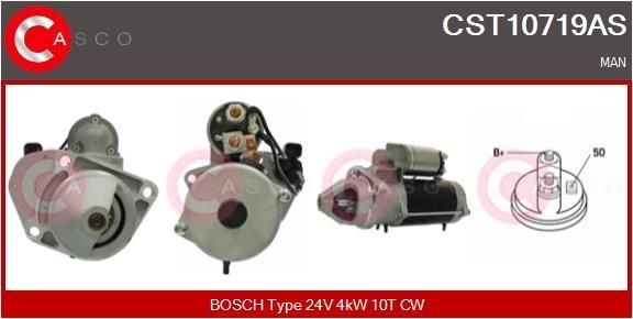 CASCO CST10719AS Anlasser für MAN TGL LKW in Original Qualität