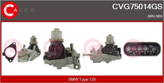 EGR valve CVG75014GS BMW F48 xDrive 20i 192hp 141kW MY 2021