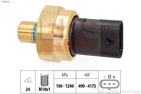 EPS 1.220.369 Abgastemperatursensor für MERCEDES-BENZ AXOR LKW in Original Qualität