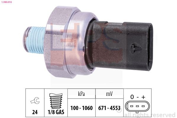EPS 1.220.372 Abgastemperatursensor für MERCEDES-BENZ AXOR 2 LKW in Original Qualität