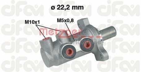 METZGER 202-294 Mercedes W168 2001 Cilindro maestro