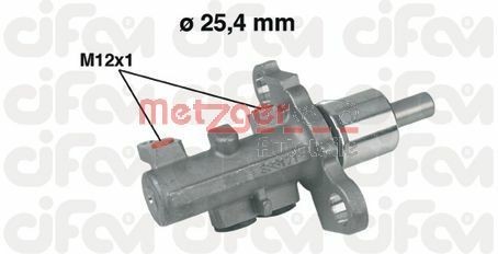 METZGER 202-402 Brake master cylinder 4D0.611.021A