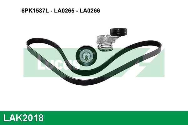 Great value for money - LUCAS V-Ribbed Belt Set LAK0218