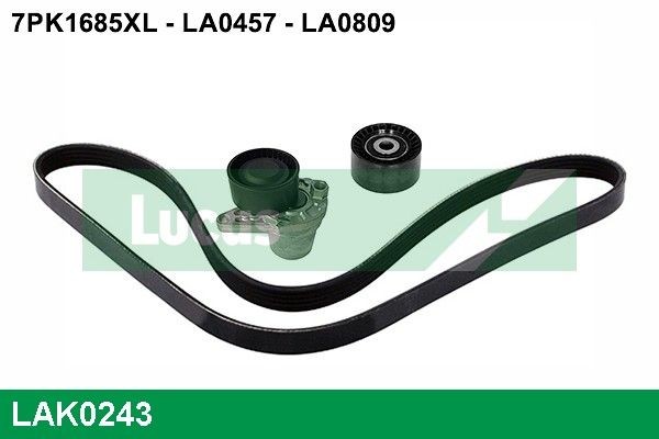 LUCAS LAK0243 Serpentine belt kit Nissan X-Trail T32 1.6 dCi ALL MODE 4x4-i 130 hp Diesel 2014 price