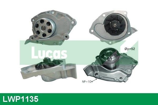 LUCAS LWP1135 Water pump 8671 019 585