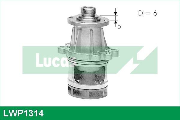 LUCAS LWP1314 Water pump 1151 1721 337