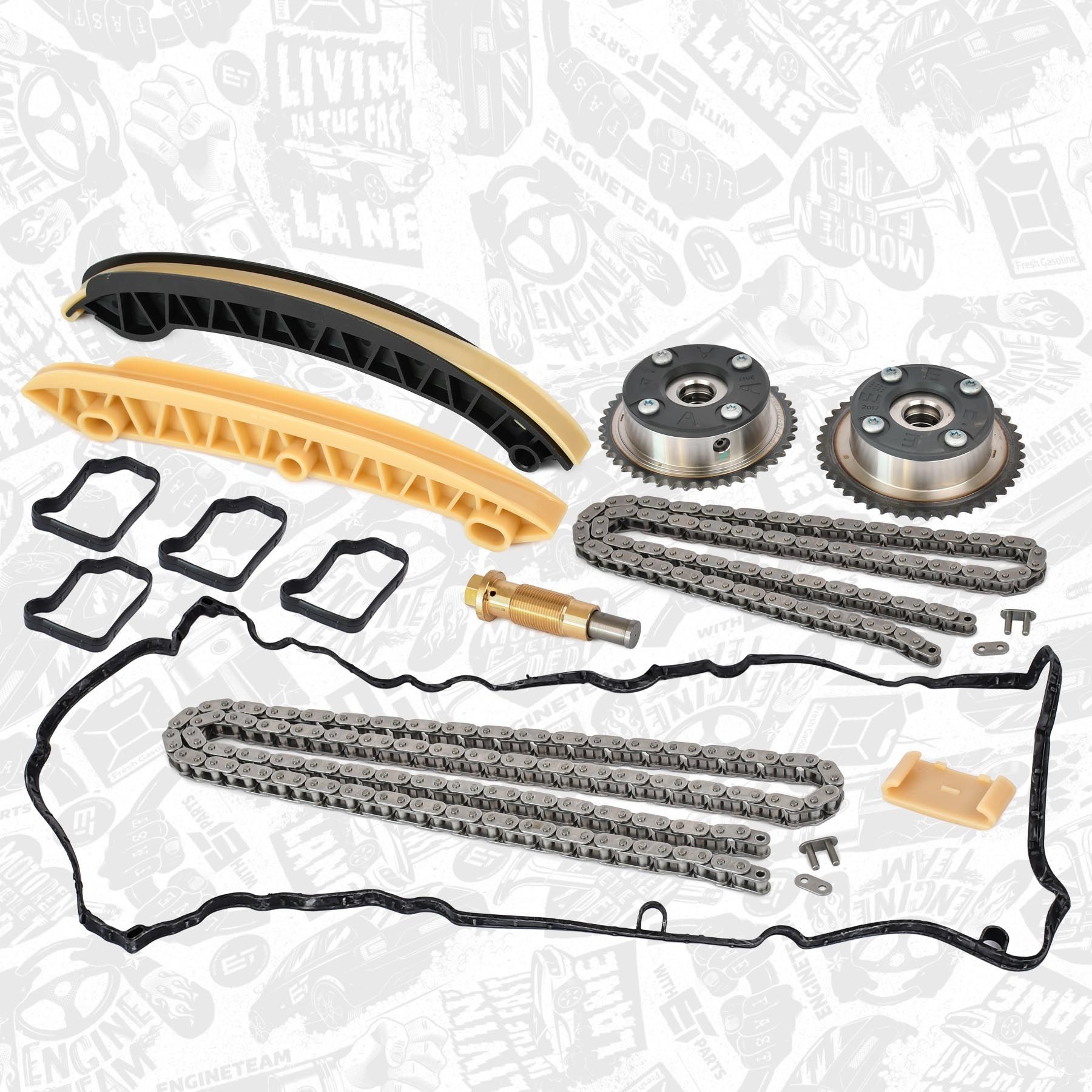 ET ENGINETEAM RS0108 Cam chain kit with accessories, with gaskets/seals, Simplex