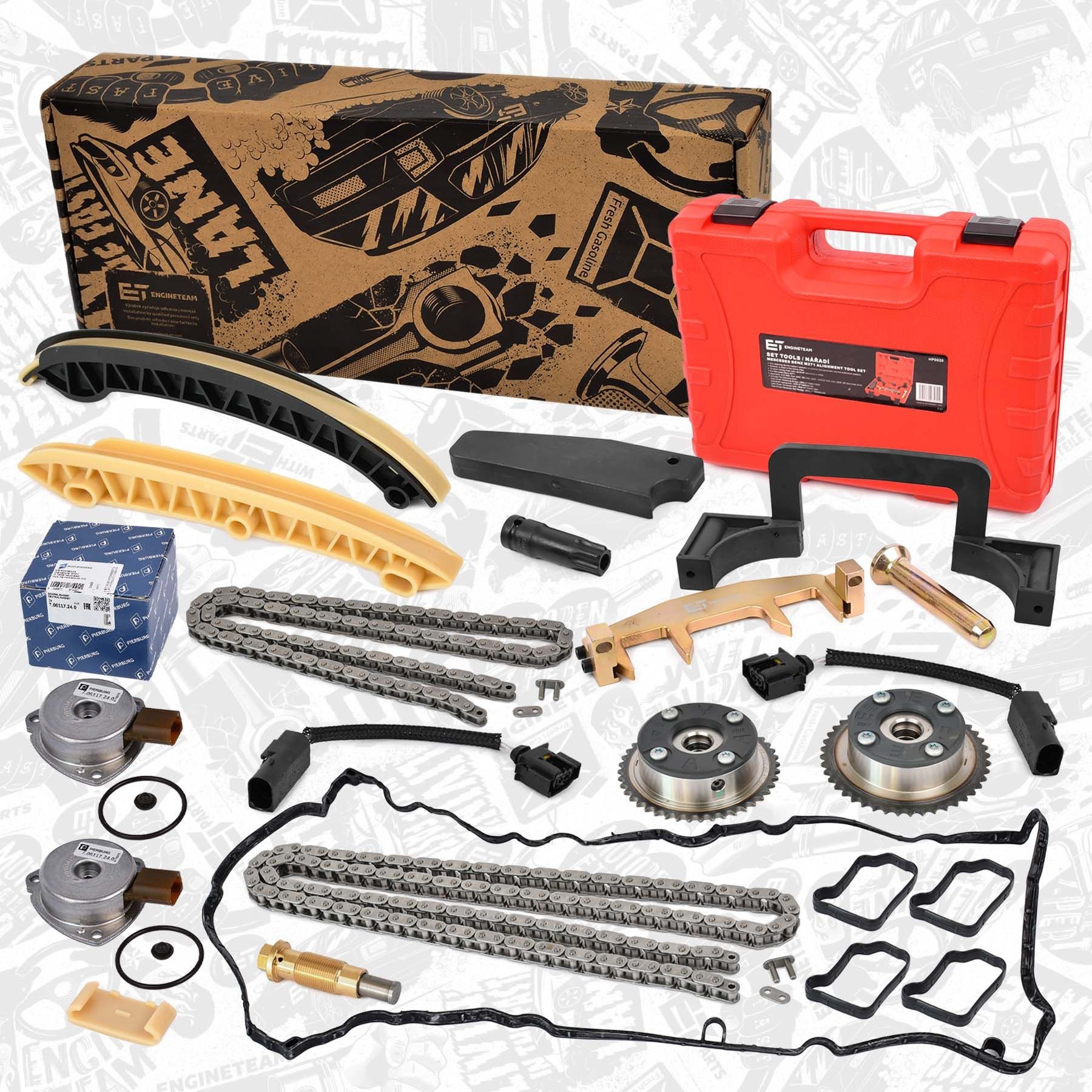 RS0108VR2 ET ENGINETEAM Timing Chain Kit with accessories, with