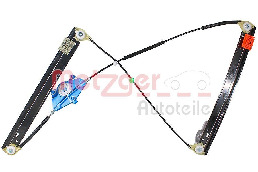 METZGER 2160054 Window regulator Left Front, Operating Mode: Electric, without electric motor