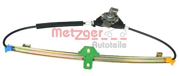 METZGER 2160080 Window regulator Right Rear, Operating Mode: Manual