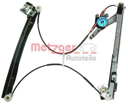 METZGER 2160131 Window regulator Right Front, Operating Mode: Electric, without electric motor