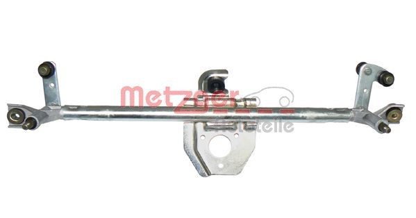 METZGER 2190009 Wiper Linkage for left-hand drive vehicles, Front, without electric motor