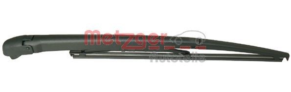 METZGER 2190084 Wiper Arm, windscreen washer Rear, with integrated wiper blade, with cap