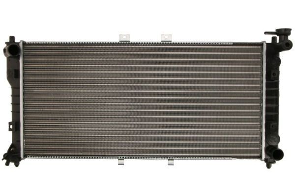 THERMOTEC D73003TT Engine radiator Aluminium, Plastic, for vehicles with/without air conditioning, 340 x 690 x 32 mm, Manual Transmission, Mechanically jointed cooling fins