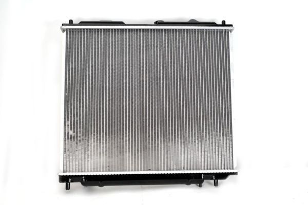 THERMOTEC D75003TT Engine radiator Plastic, Aluminium, for vehicles with/without air conditioning, 500 x 610 x 16 mm, Manual Transmission, Brazed cooling fins