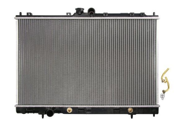 D75006TT THERMOTEC Radiators MITSUBISHI Aluminium, for vehicles with/without air conditioning, 688 x 425 x 27 mm, Manual-/optional automatic transmission, Brazed cooling fins