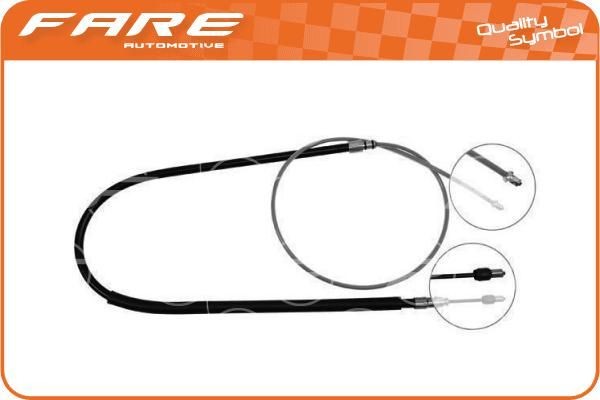 FARE SA both sides, 1533/755mm, Disc/Drum Cable, parking brake 17535 buy