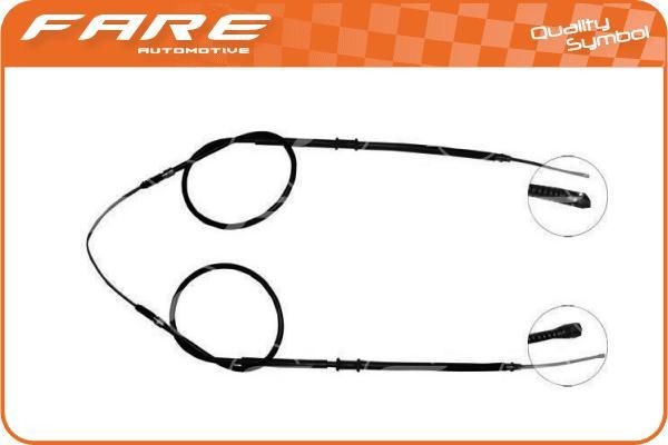 FARE SA 18047 Brake cable FIAT Fiorino II Pickup (146) 1.7 TD 63 hp Diesel 2001 price