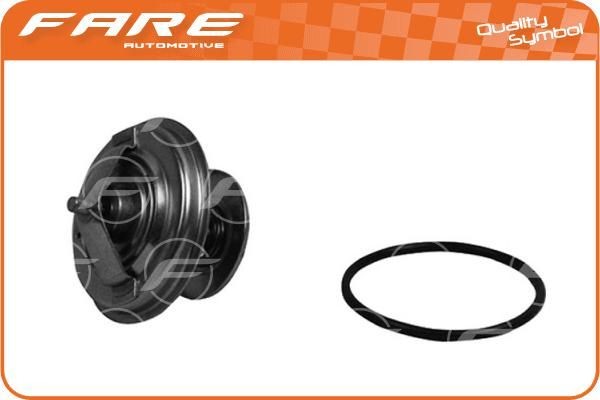FARE SA Opening Temperature: 80°C, 66,5mm, with seal, without sensor D1: 66,5mm Thermostat, coolant 21994 buy