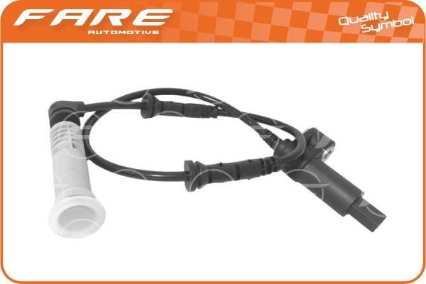 FARE SA Front axle both sides, for vehicles without DSC, Passive sensor, 3-pin connector, 1,05 kOhm, 485mm, grey, black Length: 485mm, Number of pins: 3-pin connector Sensor, wheel speed 22424 buy