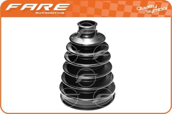FARE SA 124 mm, Wheel Side, Front axle both sides, Thermoplast Height: 124mm, Inner Diameter 2: 24, 83mm CV Boot K20042 buy