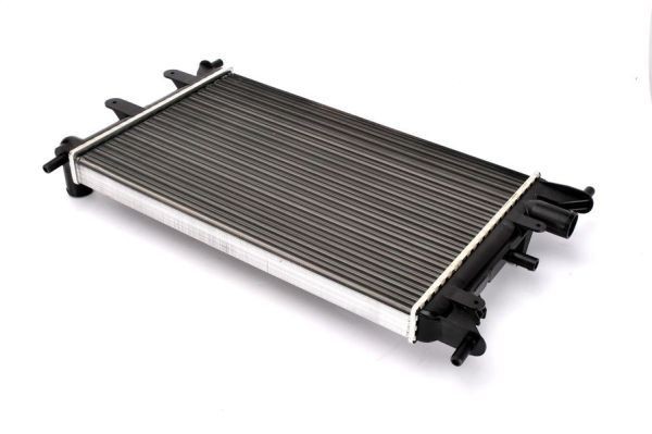 THERMOTEC D7G027TT Engine radiator Aluminium, for vehicles without air conditioning, 322 x 500 x 34 mm, Manual Transmission, Mechanically jointed cooling fins