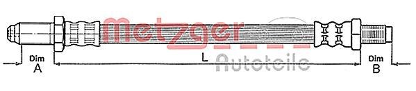 Iveco Clutch Hose METZGER 4112219 at a good price